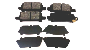 Image of Disc Brake Pad Retaining Clip. Disc Brake Pad Set. Pad Kit Disk Brake (Rear). image for your Subaru STI  